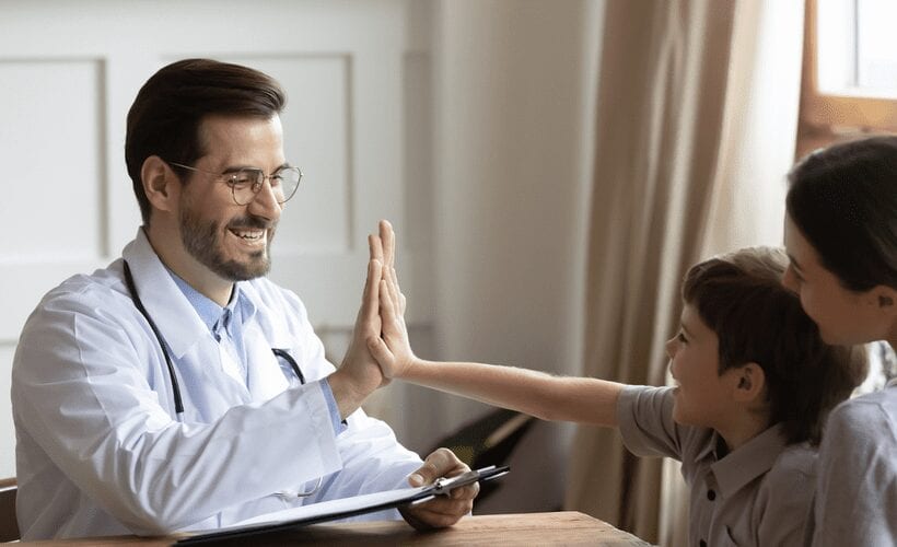 doctor high fiving children types of chip programs